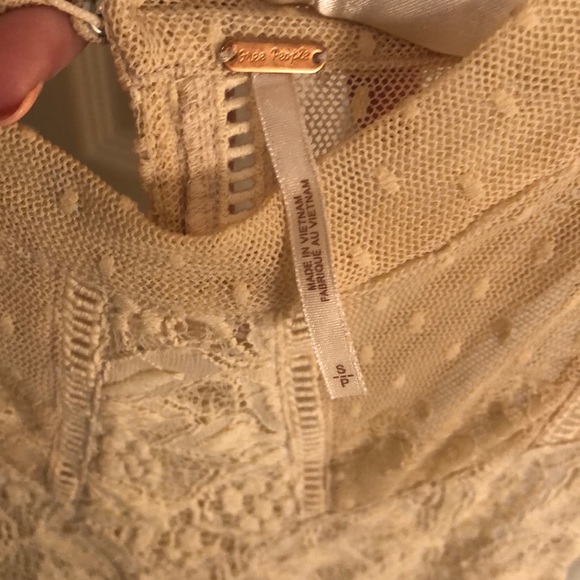 Ivory women's Free People sleeveless top - Picture 5 of 5